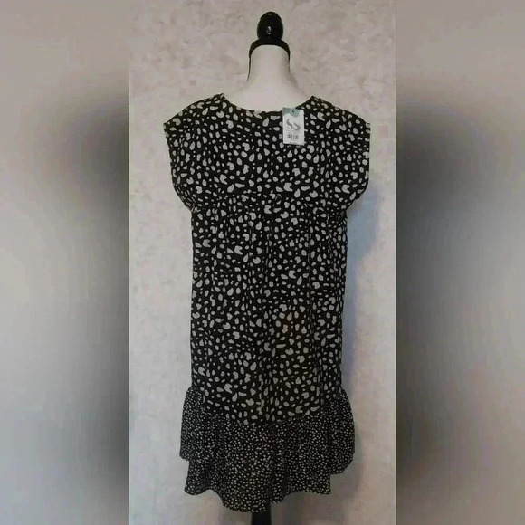 Animal Print Two Tone Blown Away Dress Size L - Picture 3 of 8